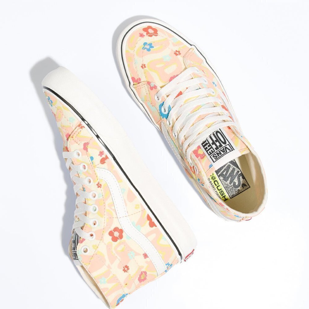 VANS Sk8-hi‎ 38 Decon Vr3 Sneakers In GROOVY FLORAL - Picture 3 of 10